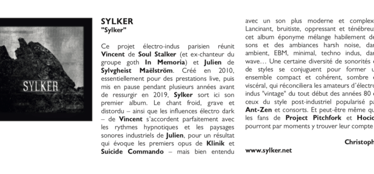 Sylker reviewed in french fanzine Twice